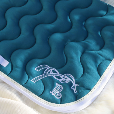 Mantilla Pénélope Classique Verde pato / blanco