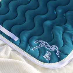 Mantilla Pénélope Classique Verde pato / blanco