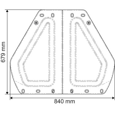Bebedero doble Polyflap La Gée