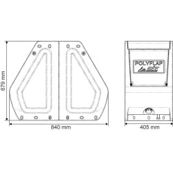 Bebedero doble Polyflap La Gée