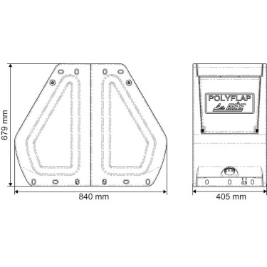 Bebedero doble Polyflap La Gée