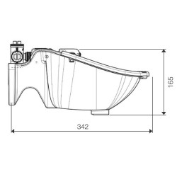 Bebedero individual Polydrink PF3 con tubo resicoat La Gée Bebedero individual Polydrink PF3 con tubo resicoat La Gée