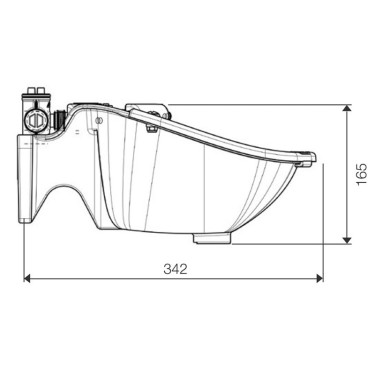 Bebedero individual Polydrink PF3 con tubo resicoat La Gée Bebedero individual Polydrink PF3 con tubo resicoat La Gée
