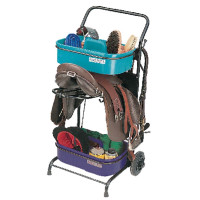 Carro de sillín con bandejas de aseo La Gée Púrpura Violeta