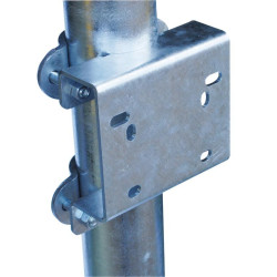 Platina con 1/2 brida de fijación para bebederos Polyself/Polyflex/Polyfast simple/Polydrink/Polyfirst La Gée