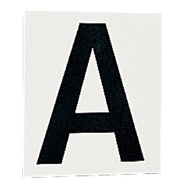 Juego de adhesivos con 12 letras para matrículas o paneles de doma La Gée Juego de adhesivos con 12 letras para matrículas o paneles de doma La Gée