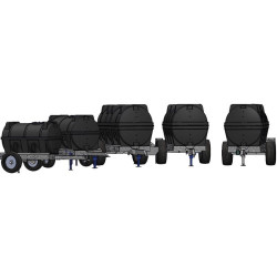 Tanque rodante para tractor 2300 L La Gée