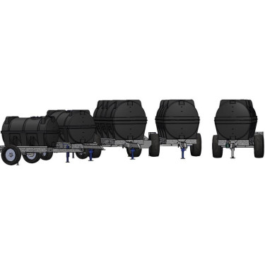 Tanque rodante para tractor 1500 L La Gée