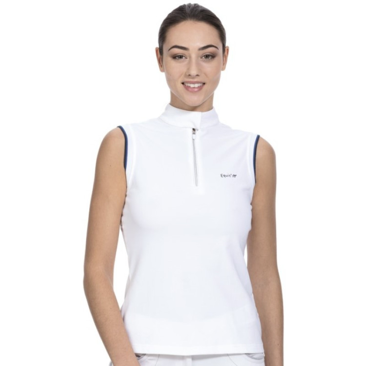 Polo de concurso Equit'M sin mangas Mujeres Polo de concurso Equit'M sin mangas Mujeres