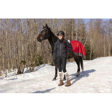 Manta riñonera Equi-Theme Tyrex 1200 D con forro polar Manta riñonera Equi-Theme Tyrex 1200 D con forro polar