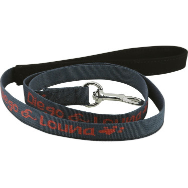 Correa de nailon Diego & Louna para perros Antracita Gris Correa de nailon Diego & Louna para perros Antracita Gris
