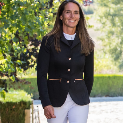 Chaqueta de concurso Equithème Athens Negro