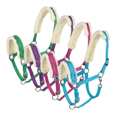 Cabezada para Dar Cuerda Horze Frambuesa Rosa