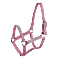 Cabezada de Cuadra Cristal para Potros Horze Rosa Cabezada de Cuadra Cristal para Potros Horze Rosa