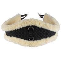 Cincha de Uso General con Piel de Cordero Harleigh Horze Blanco hueso
