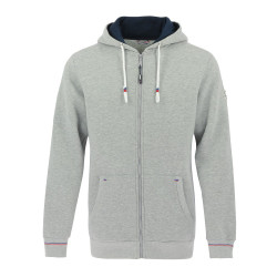 Sudadera con cremallera Equithème Nicolas Gris Sudadera con cremallera Equithème Nicolas Gris