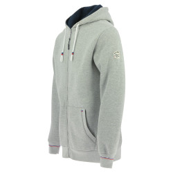 Sudadera con cremallera Equithème Nicolas Gris Sudadera con cremallera Equithème Nicolas Gris