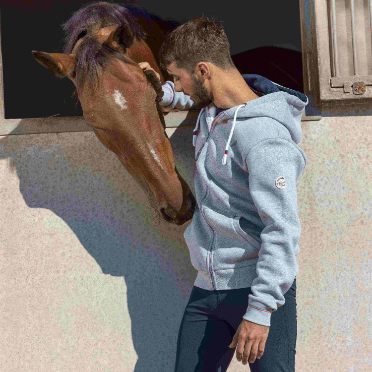 Sudadera con cremallera Equithème Nicolas Sudadera con cremallera Equithème Nicolas