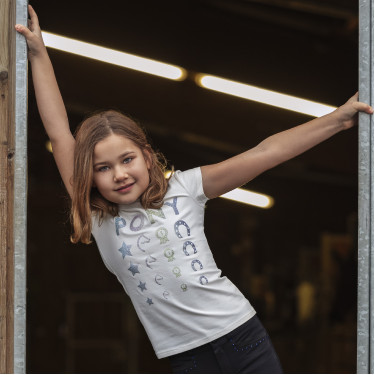 Camiseta EQUITHÈME Lise Crudo Beige