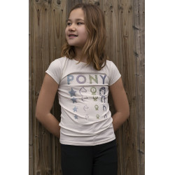 Camiseta EQUITHÈME Lise Crudo Beige