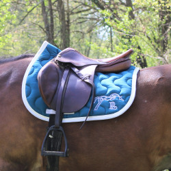 Mantilla Pénélope Classique Verde pato / blanco