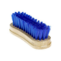 Cepillo para la cabeza Horze base de madera Azul Cepillo para la cabeza Horze base de madera Azul