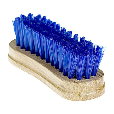 Cepillo para la cabeza Horze base de madera Azul Cepillo para la cabeza Horze base de madera Azul