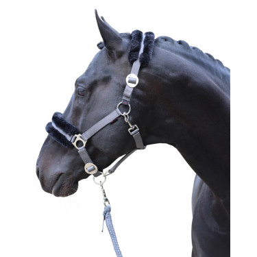 Cabezada de cuadra Classic Soft Covalliero Piedra Gris