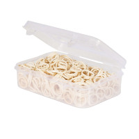 Cajita de 500 gomas para crines Horze Blanco