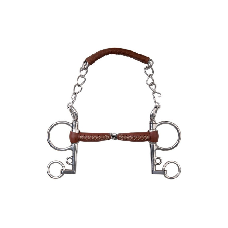 Pelham Metalab Pinchless de cuero de 2 piezas