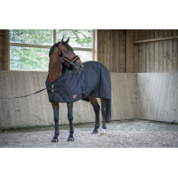 Manta Paddock Sports Matelassée Negro
