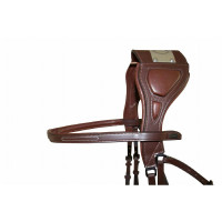 Cabezada con puente Chagall T de T Havana oscuro Marrón