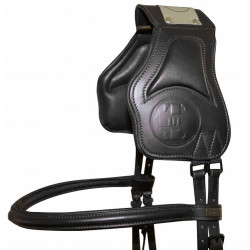 Brida con puente Vargas T de T Negro