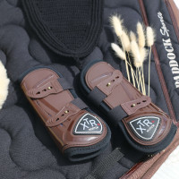 Protectores de tendón abotonadas Norton XTR Castaño