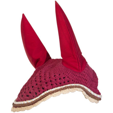 Imperial Riding Italy Deluxe Mosca Sombrero Rojo oscuro / beige