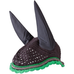 Imperial Riding Italy Deluxe Mosca Sombrero Gris / verde neón