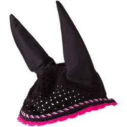 Imperial Riding Italy Deluxe Mosca Sombrero Rosa negro / neón