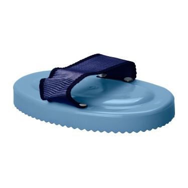 Peine de curry de PVC con mango Imperial Riding Brisa Azul
