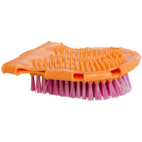 Guante de aseo con cepillo y masaje lateral Imperial Riding Papaya / calipso coral Rosa Guante de aseo con cepillo y masaje lateral Imperial Riding Papaya / calipso coral Rosa