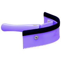 Cuchillo térmico de pvc curvo con goma Imperial Riding Púrpura Real Violeta
