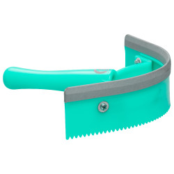 Cuchillo térmico de pvc curvo con goma Imperial Riding Jade Azul
