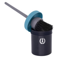 Cepillo para engrasar Imperial Riding Hoof con bote Azúl marino / plata