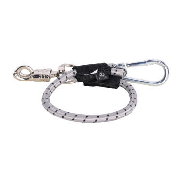 Elemento de amarre elástico para camiones Imperial Riding 60 cm Plata / negro