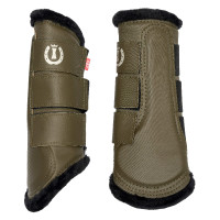 Protectores de doma Imperial Riding Ambient Hide & Ride Oliva verde