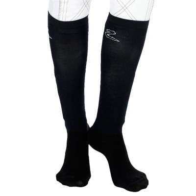 Calcetines de competición Horze por 2 pares Negro