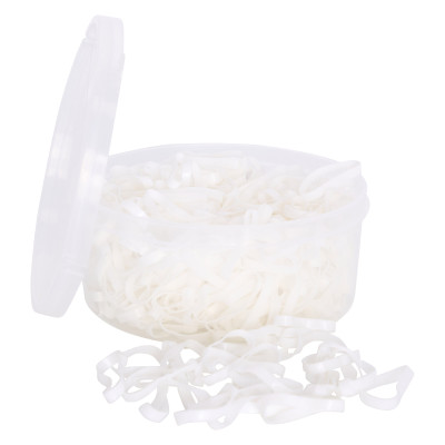 Elásticos de melena de silicona en caja Imperial Riding Blanco