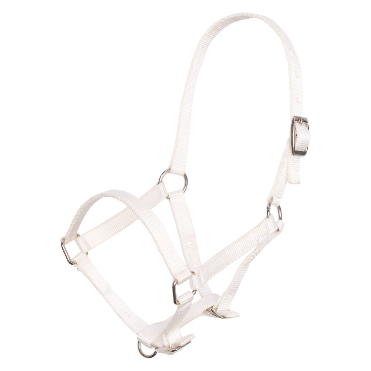 Cabezada de nailon Imperial Riding y cabestro de potro con muserola ajustable Cabezada de nailon Imperial Riding y cabestro de potro con muserola ajustable