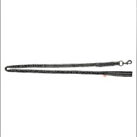 Cordón de fijación Imperial Riding Flexi-Fleece Negro / reflectante