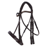 Brida Imperial Riding Di Layla II Croco marrón / marrón