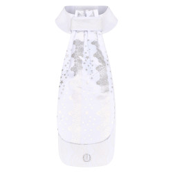 Corbata de caza Imperial Riding Elite Stars Forever Blanco / plata